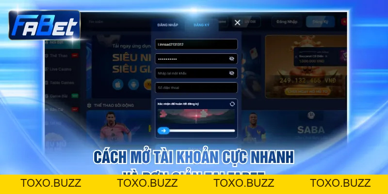 Hướng Dẫn Đăng Ký FABET Cho Người Mới Trên PC & Mobile - Toxo
