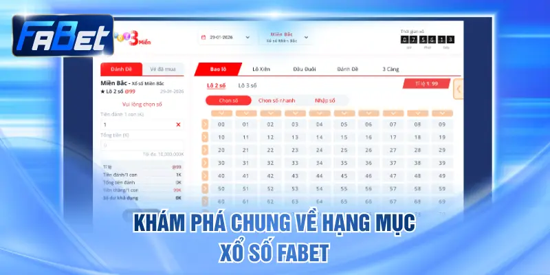 Xổ Số FABET - Sảnh Cược Với Tỷ Lệ Thưởng Top #1 Thị trường - Toxo
