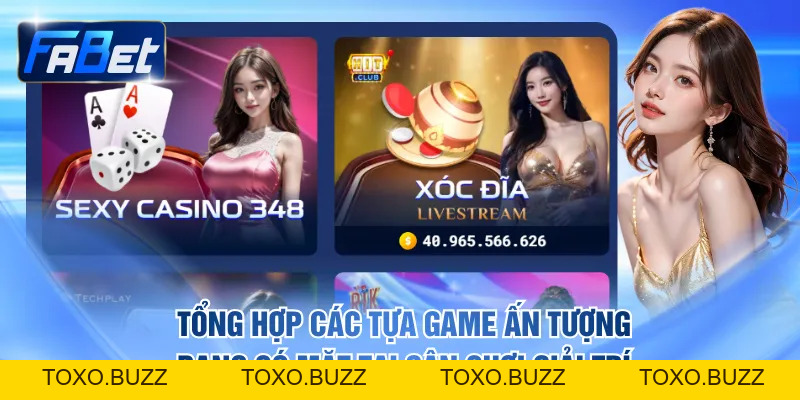 Casino FABET - Trải nghiệm sòng bài trực tuyến siêu chất - Toxo
